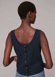 Reversible Button Up Tank Top
