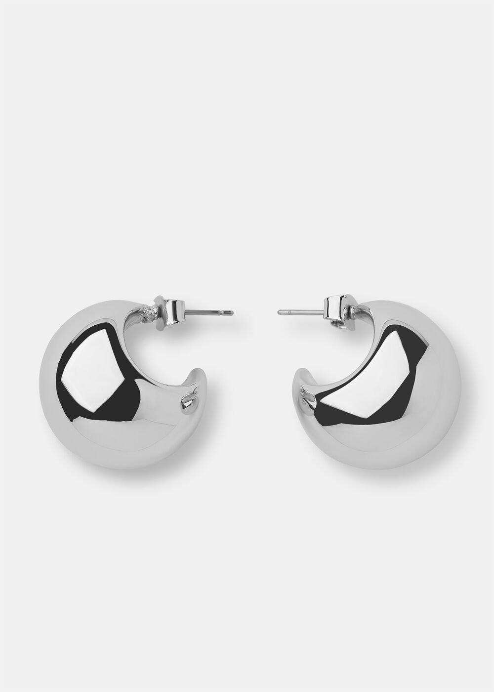 Chunky Curved Stud Earring