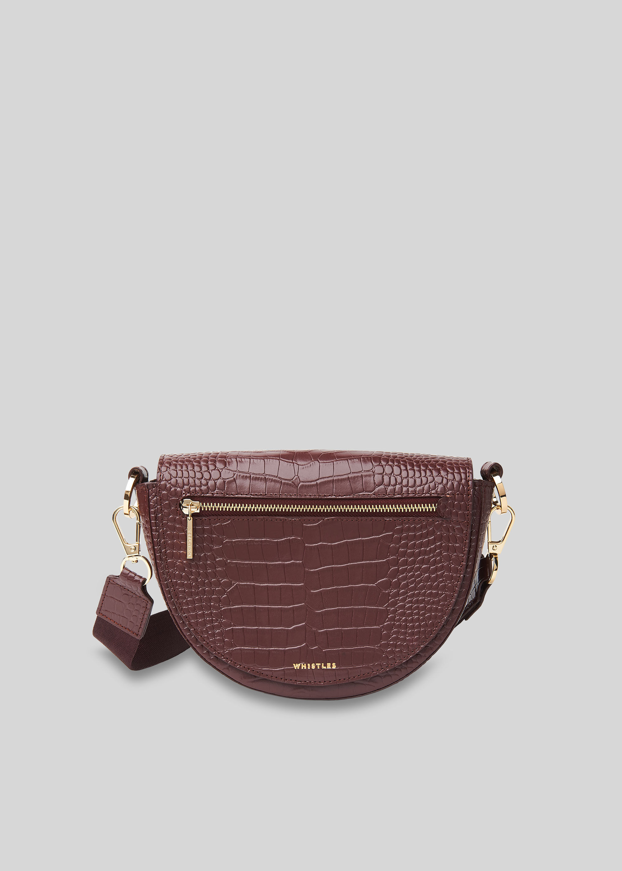 Monty Half Moon Croc Bag
