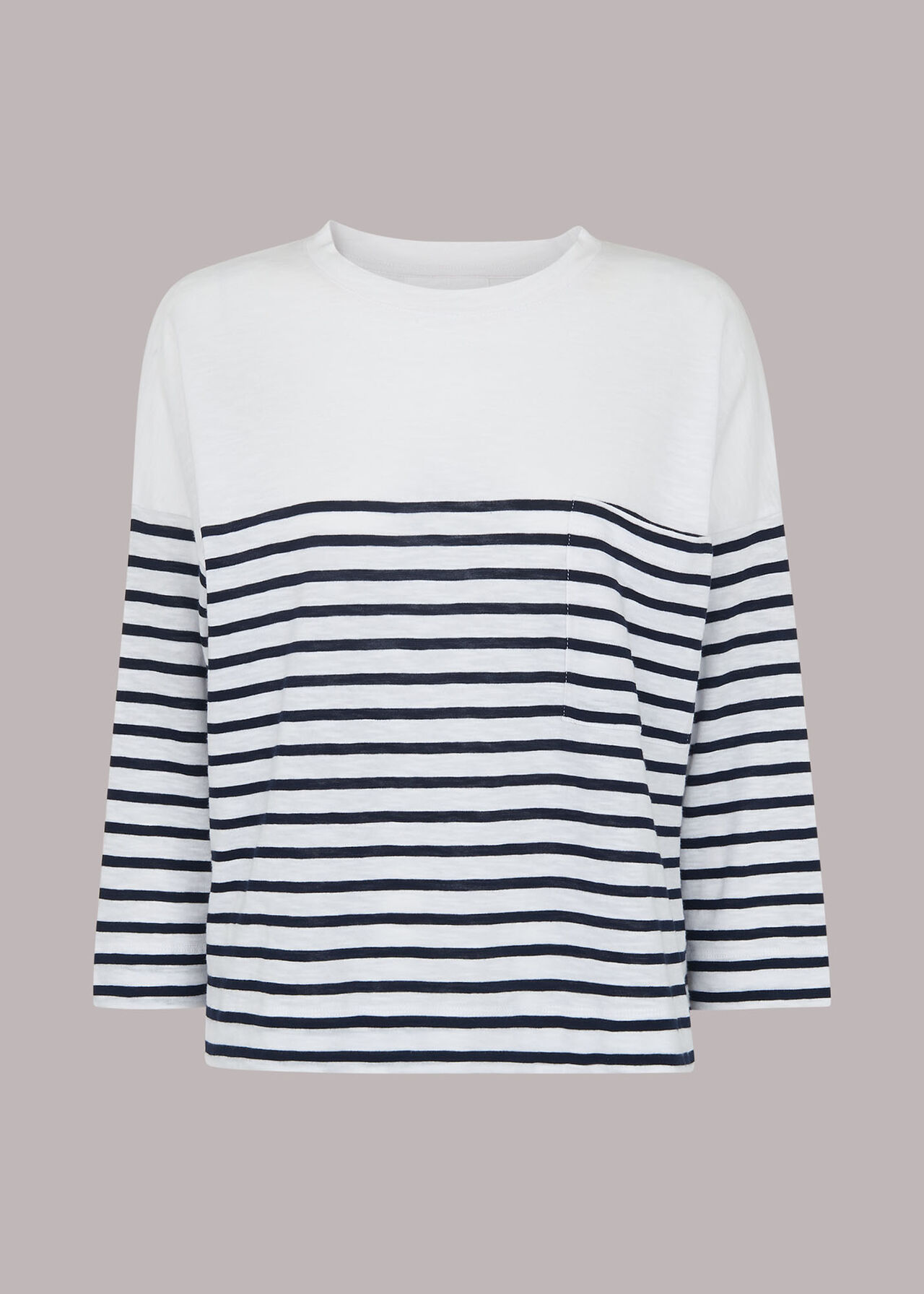 Breton Cotton Pocket Top