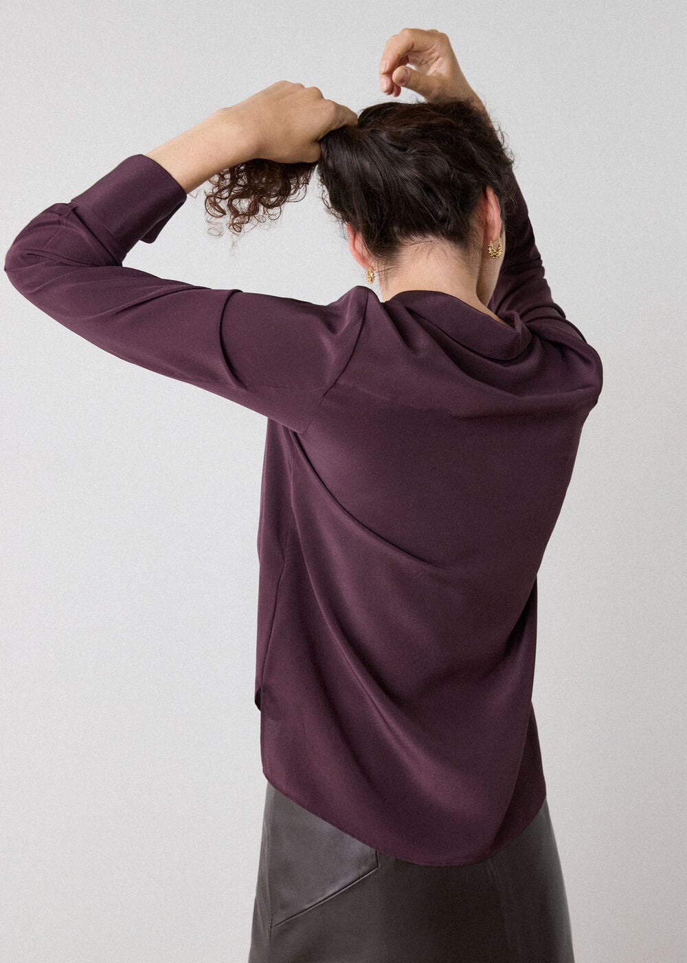 Merlot Ultimate Silk Shirt