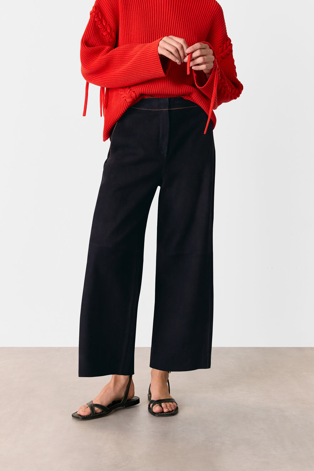 Suede Western Trousers