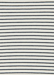 Stripe Detail High Neck Top
