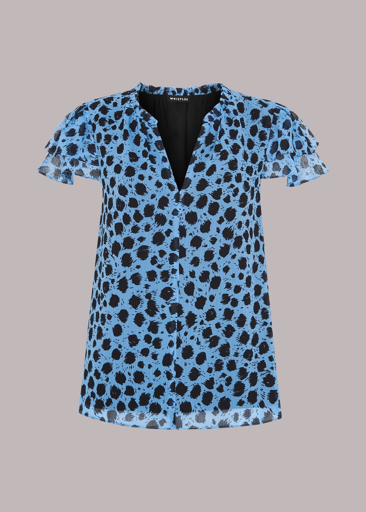 Brushed Dalmatian Blouse