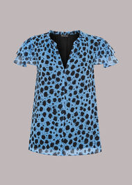 Brushed Dalmatian Blouse