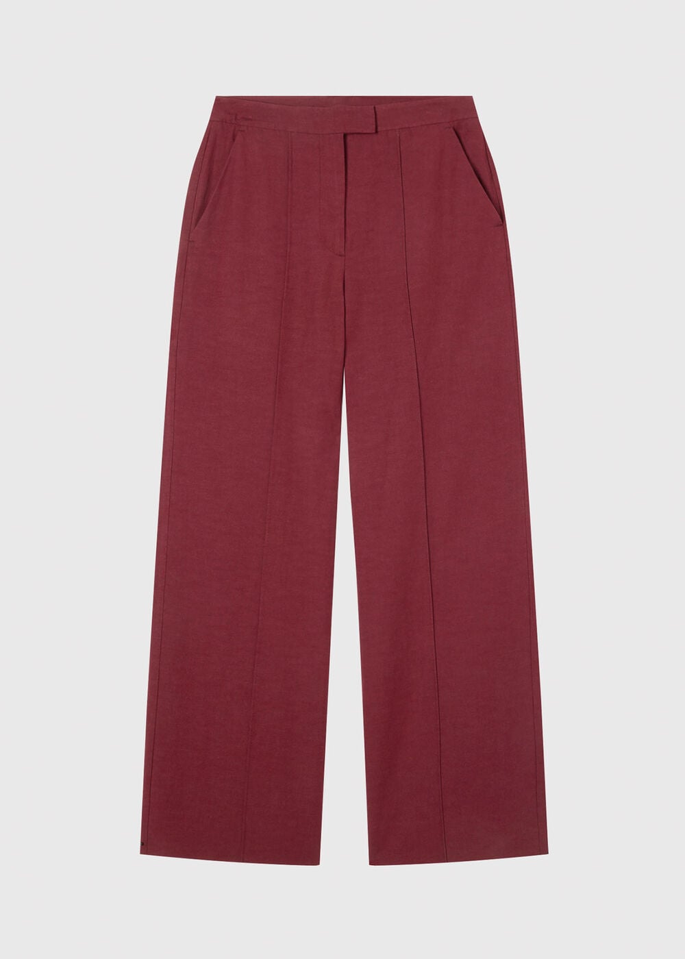 Petite Full Length Pintuck Trouser