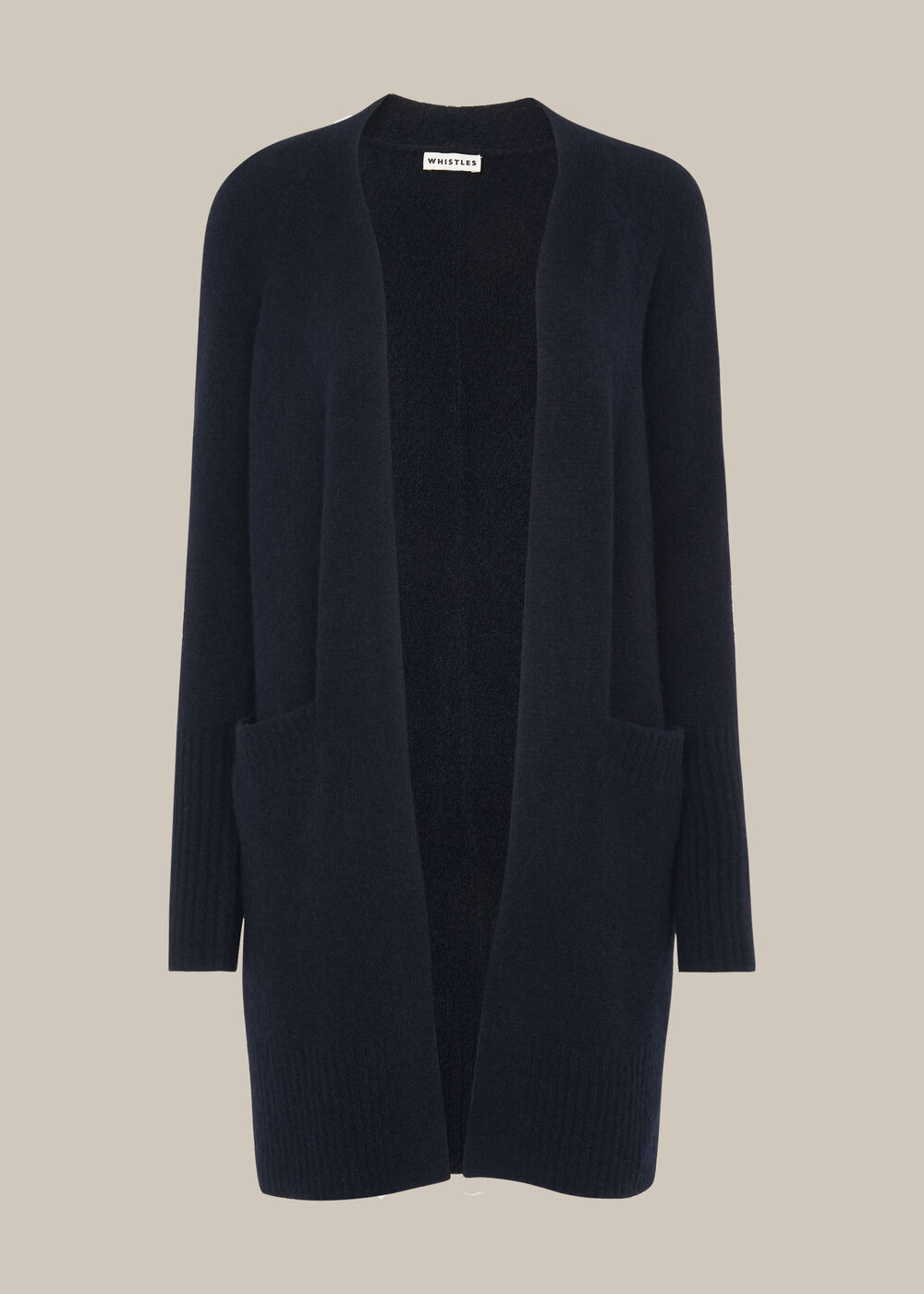 Lilly Long Line Wool Cardigan