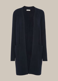 Lilly Long Line Wool Cardigan