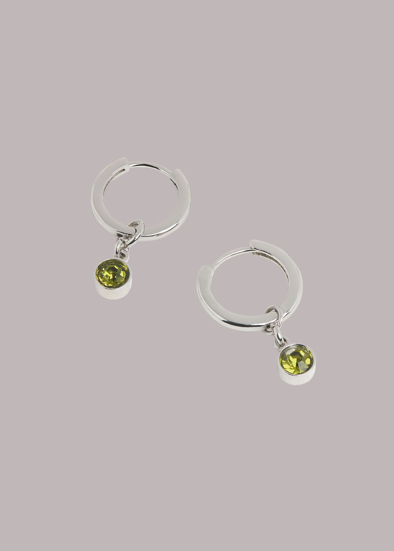 Gem Drop Mini Hoop Earring