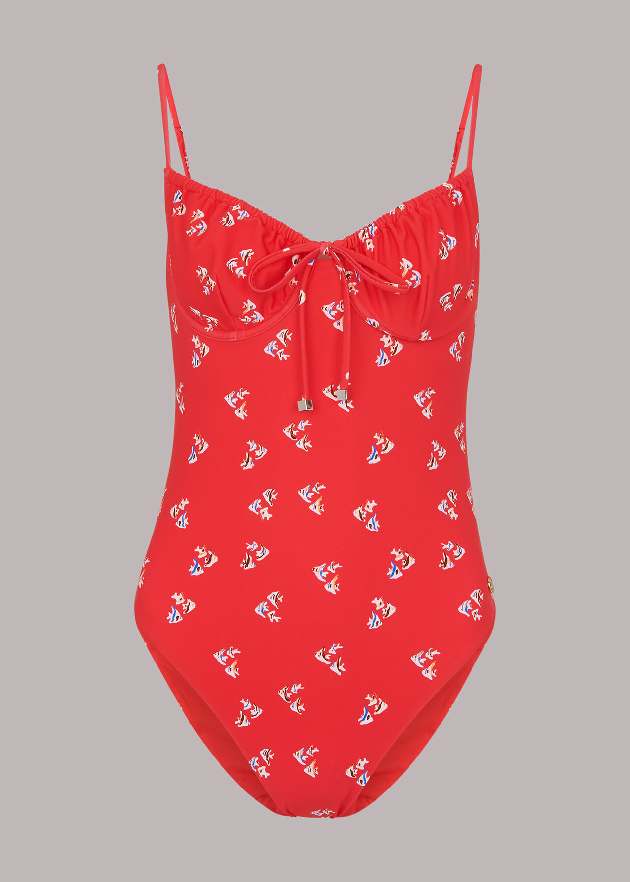 Fish Printed Swimsuit