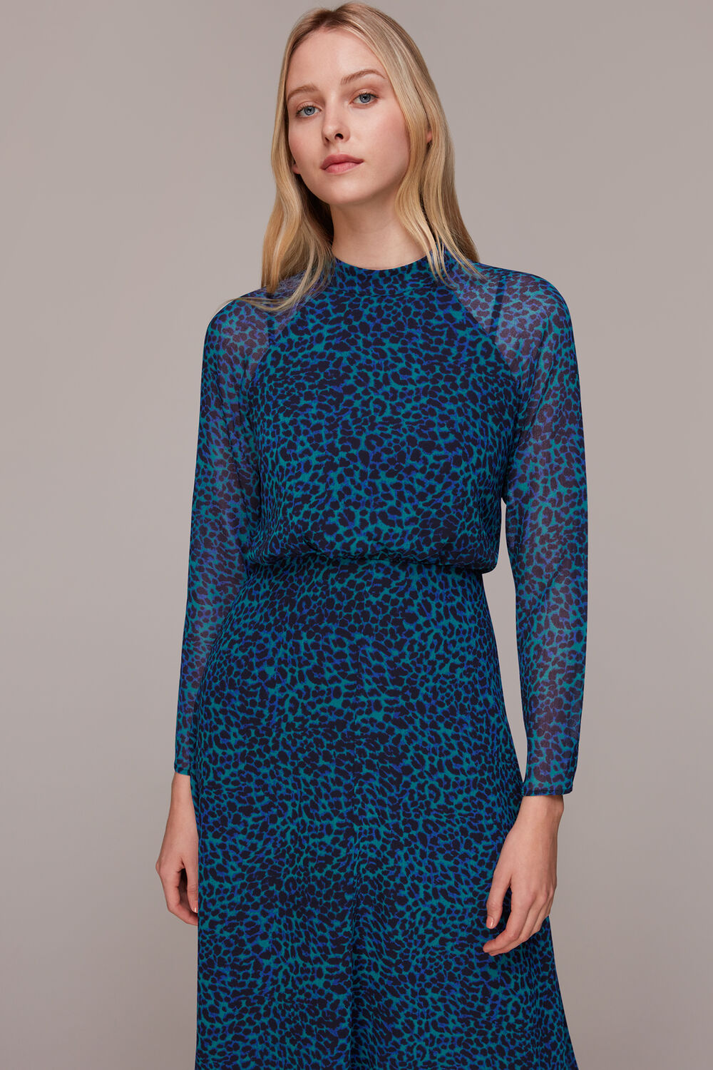 Forest Leopard Carlotta Dress