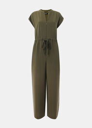 Sleeveless Drawstring Jumpsuit