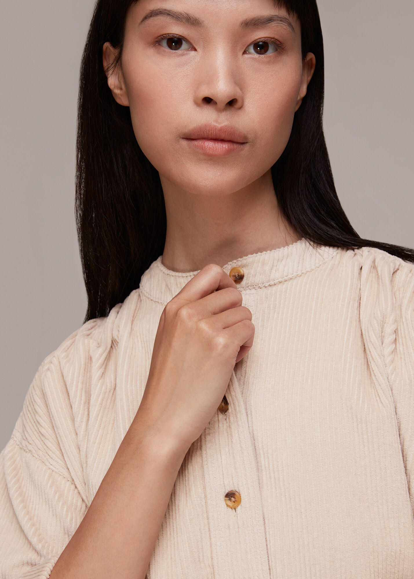 Ivory/Multi Cord Mini Dress WHISTLES