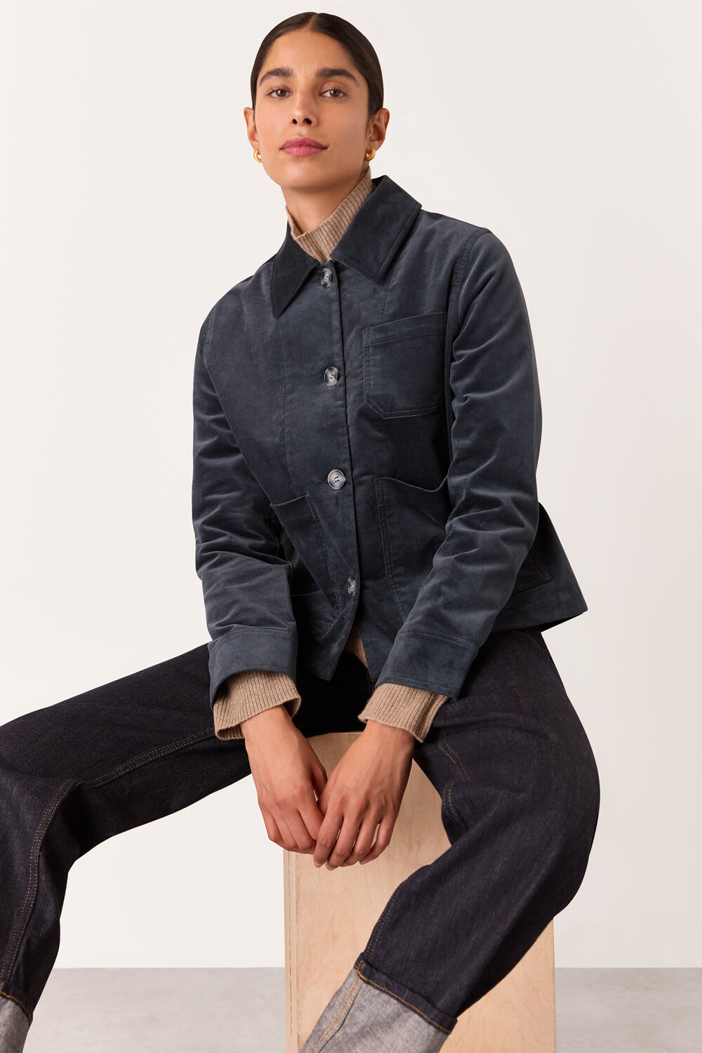 Nat Brushed Cotton Jacket