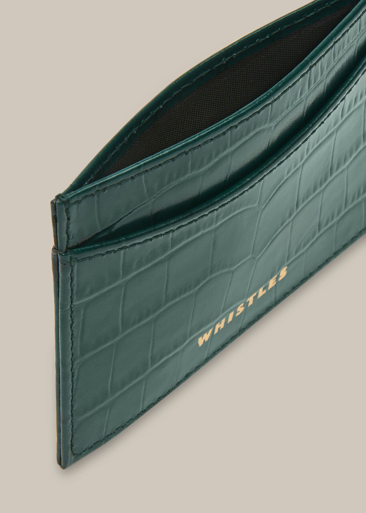 Shiny Croc Card Holder