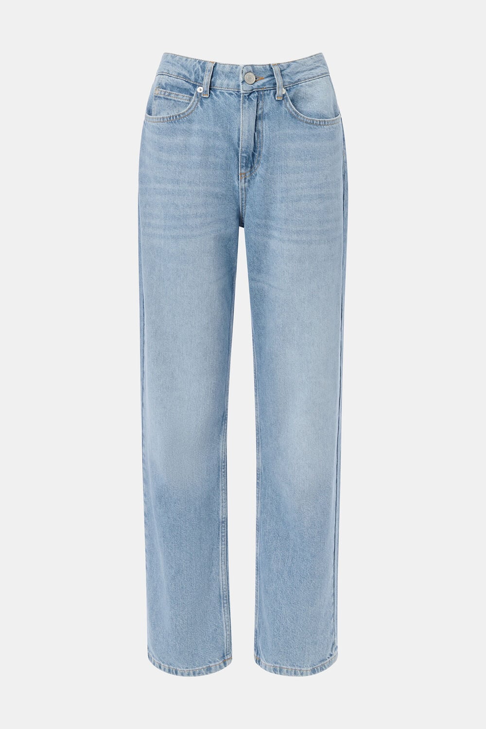 Light Wash Classic Straight Leg Jean