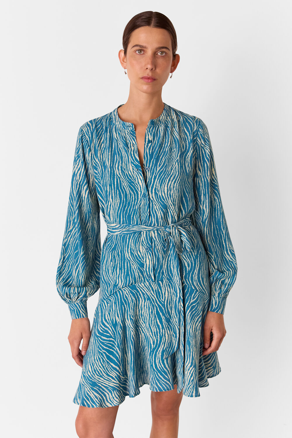 Zebra Flippy Mini Dress