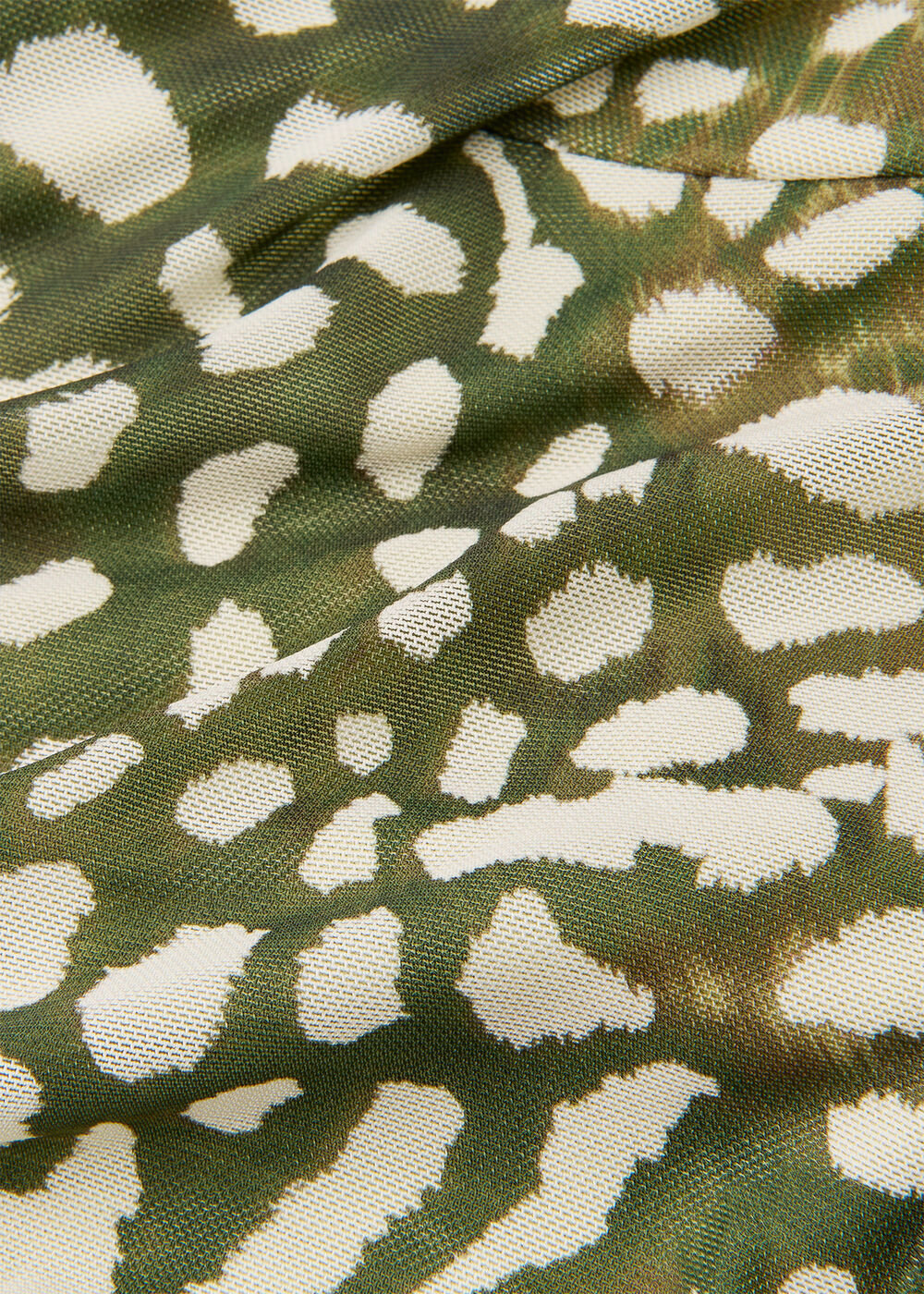 Animal Tiered Mesh Dress