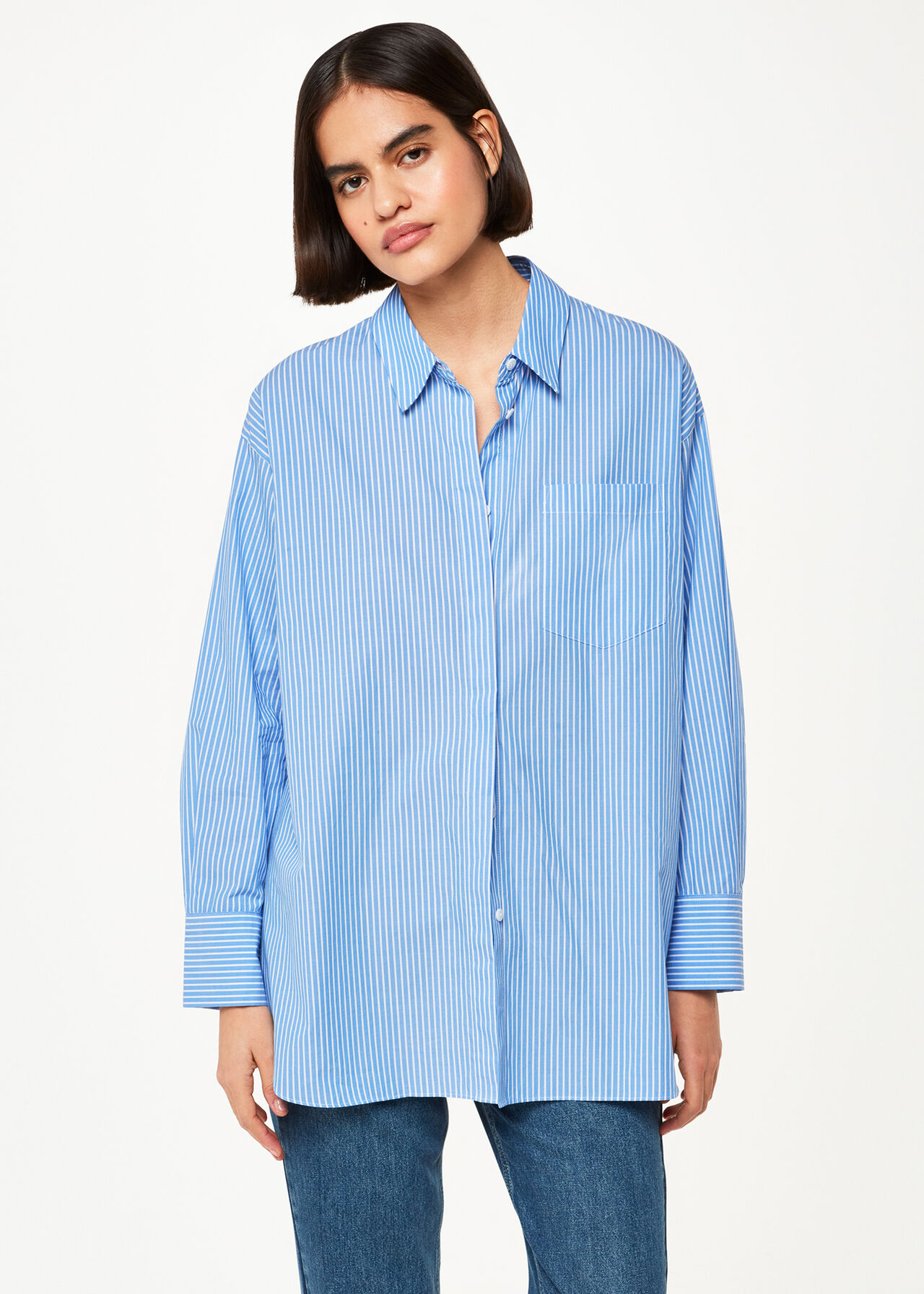 Stripe Oversized Shirt