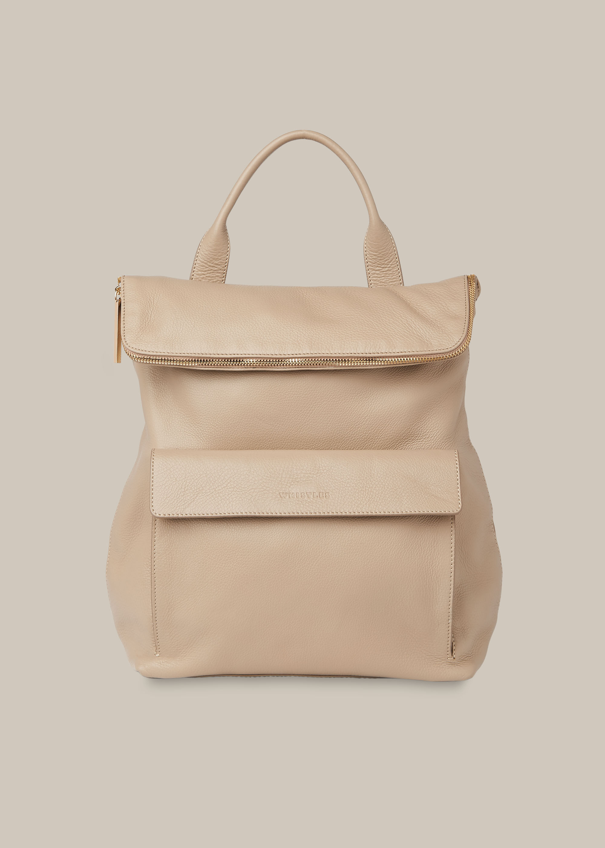 Whistles leather backpack sale