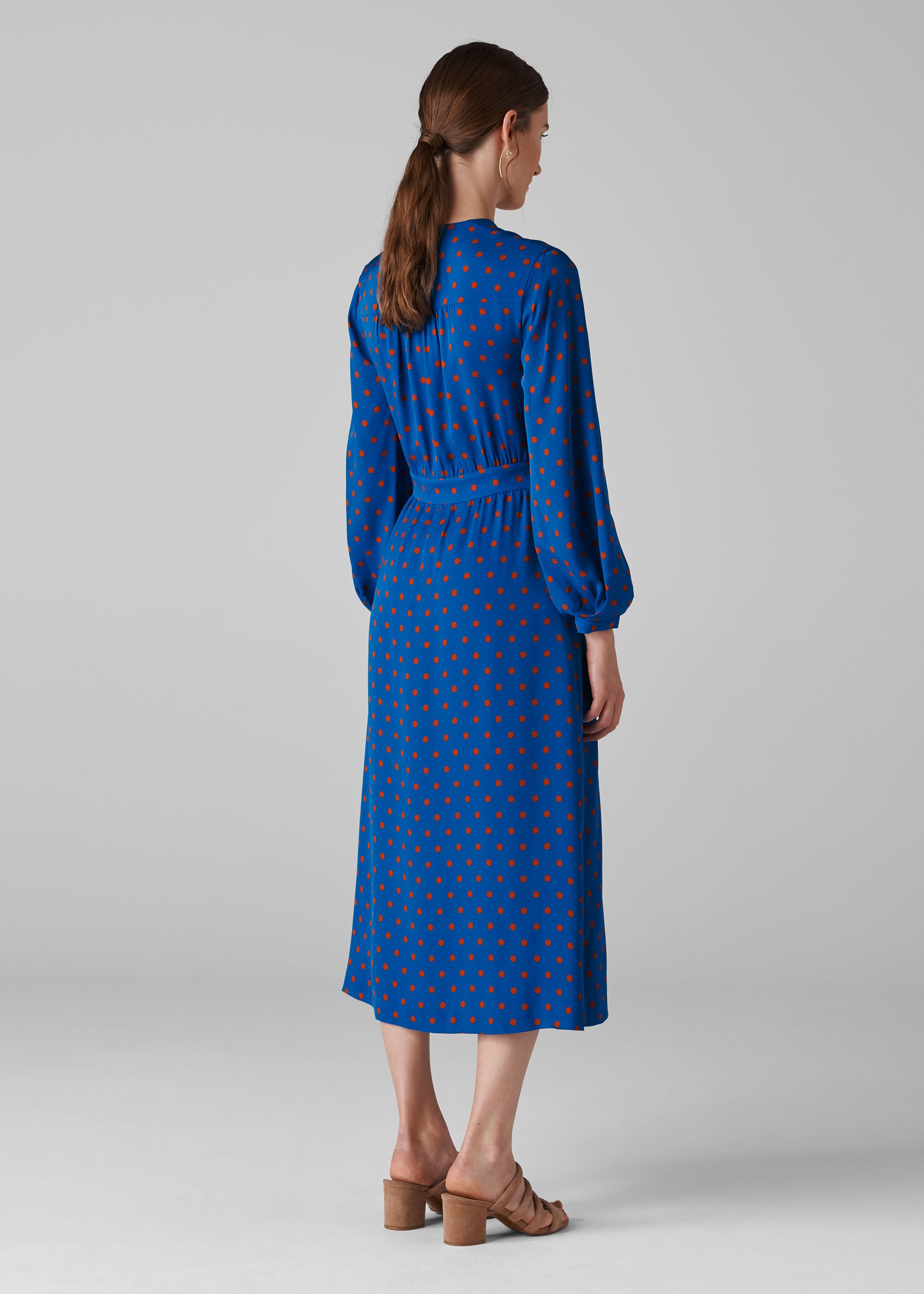 Whistles josephine wrap dress 2025