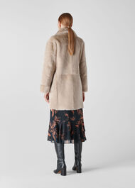 Jude Shearling Coat Grey