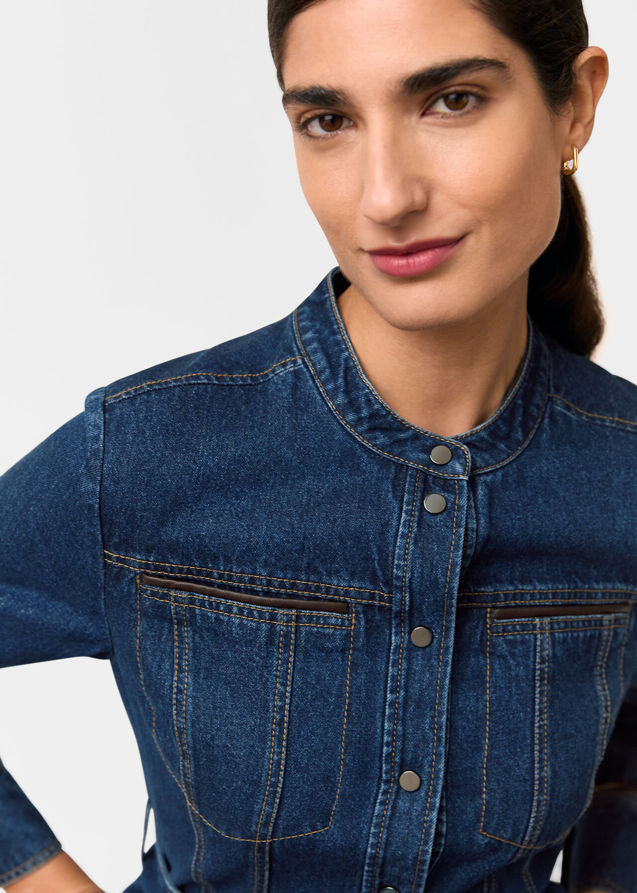 Myra Denim Midi Dress
