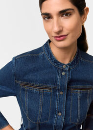 Myra Denim Midi Dress