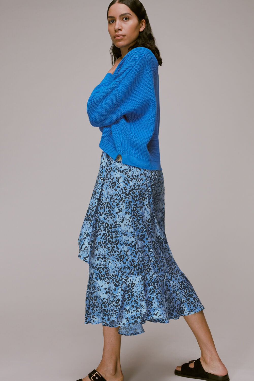 Hyena Spot Wrap Skirt