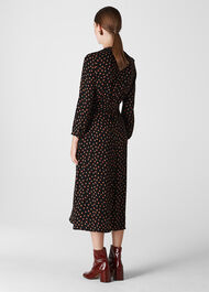 Triangle Print Shirt Dress