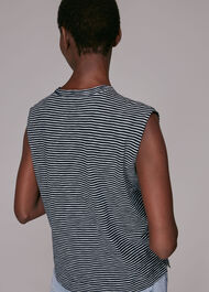 Stripe Muscle Vest Top