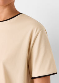 Contrast Piping Detail Tee