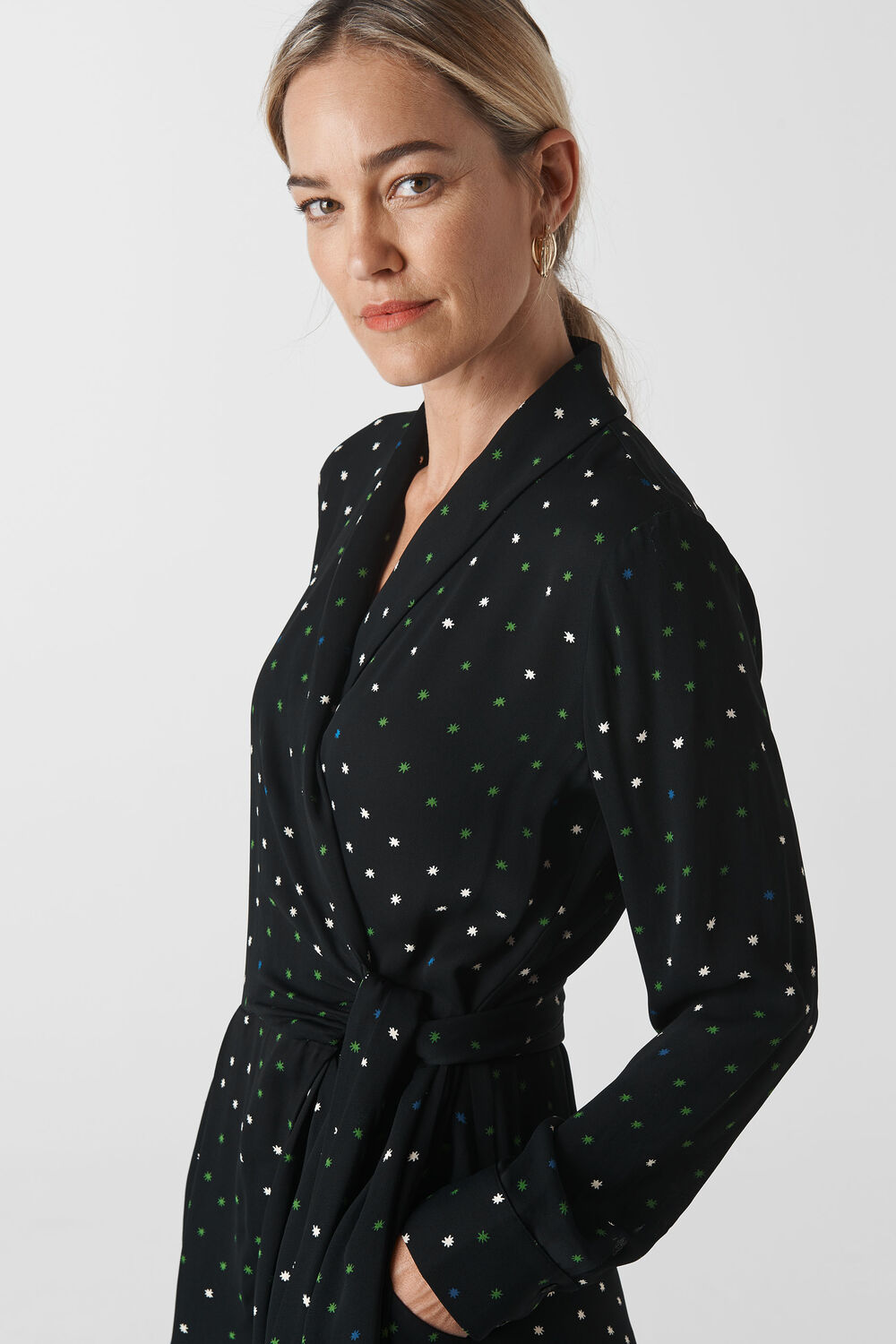 Star Print Jumpsuit Black/Multi