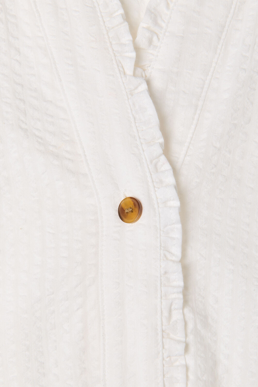 Textured Frill Shirt