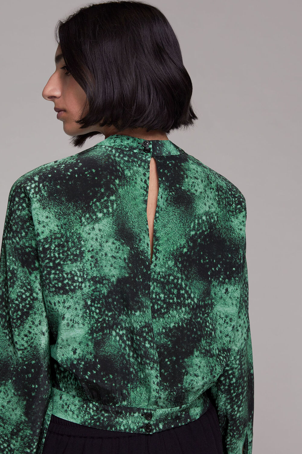 Photographic Animal Silk Top