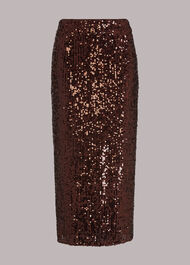 Sequin Column Skirt