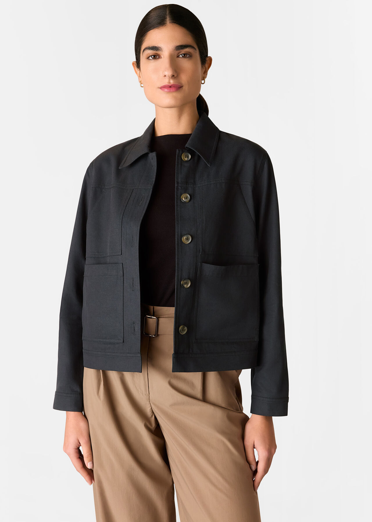 Whistles Mia Pocket Detail Jacket