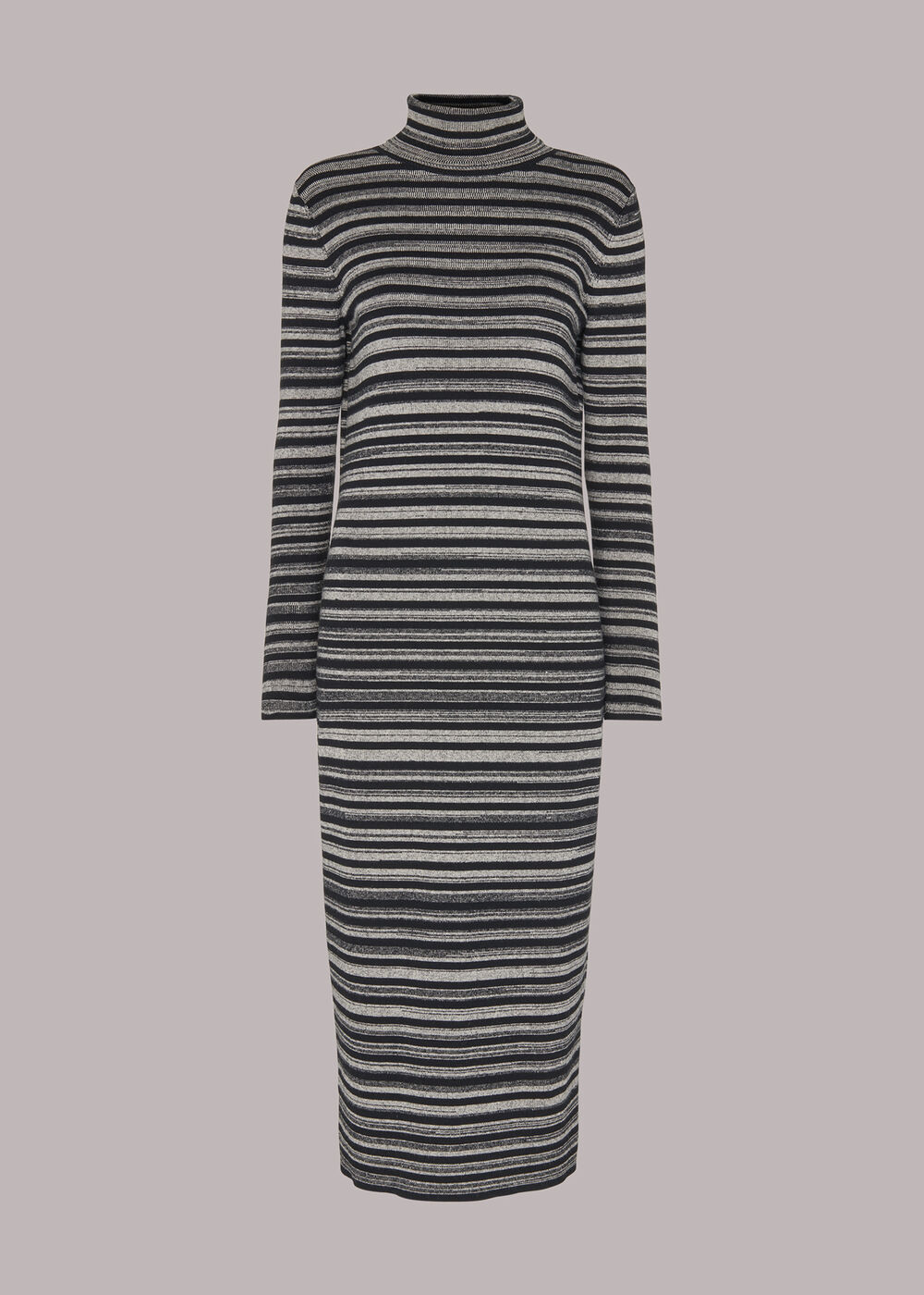 Stripe Midi Knit Dress