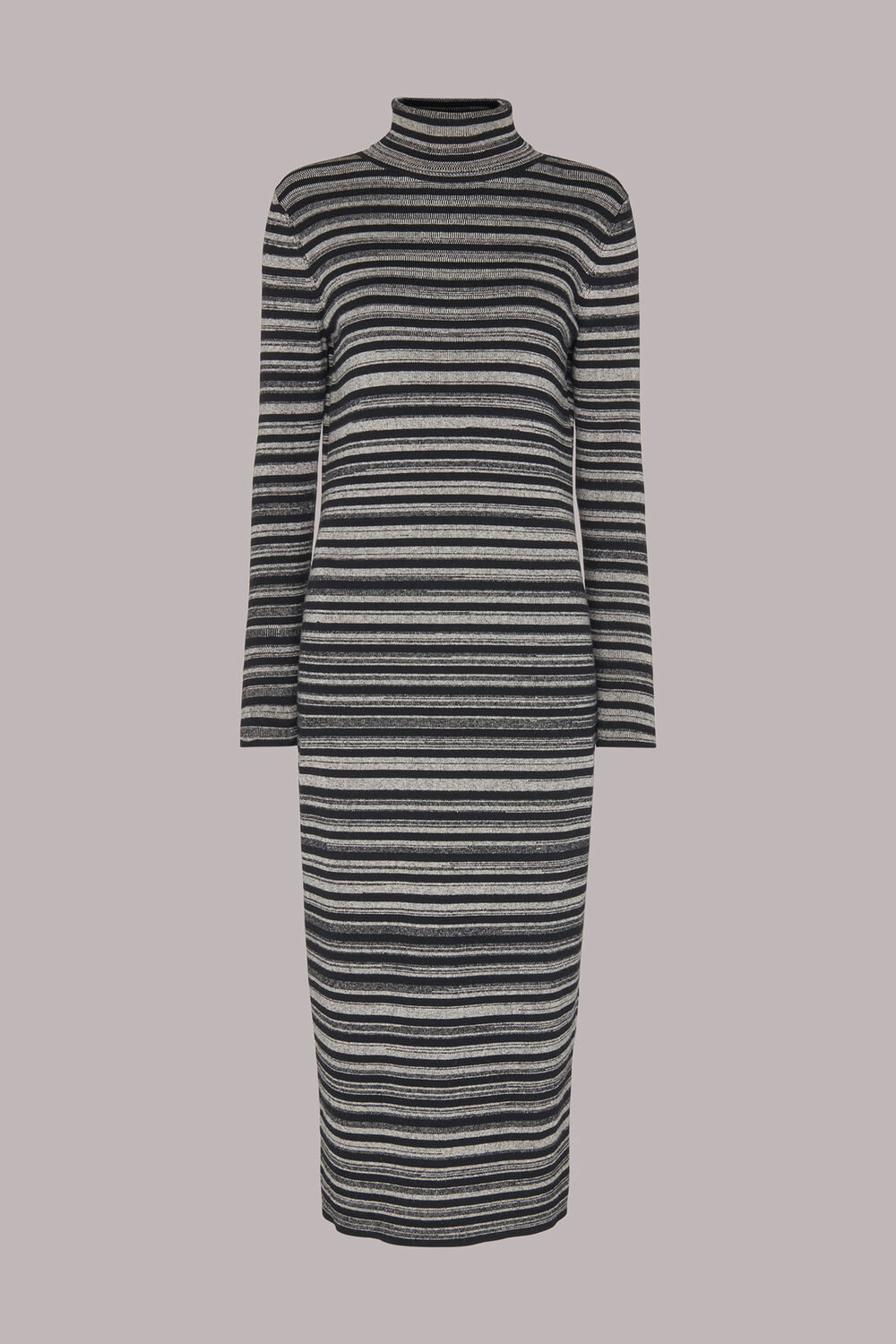 Stripe Midi Knit Dress