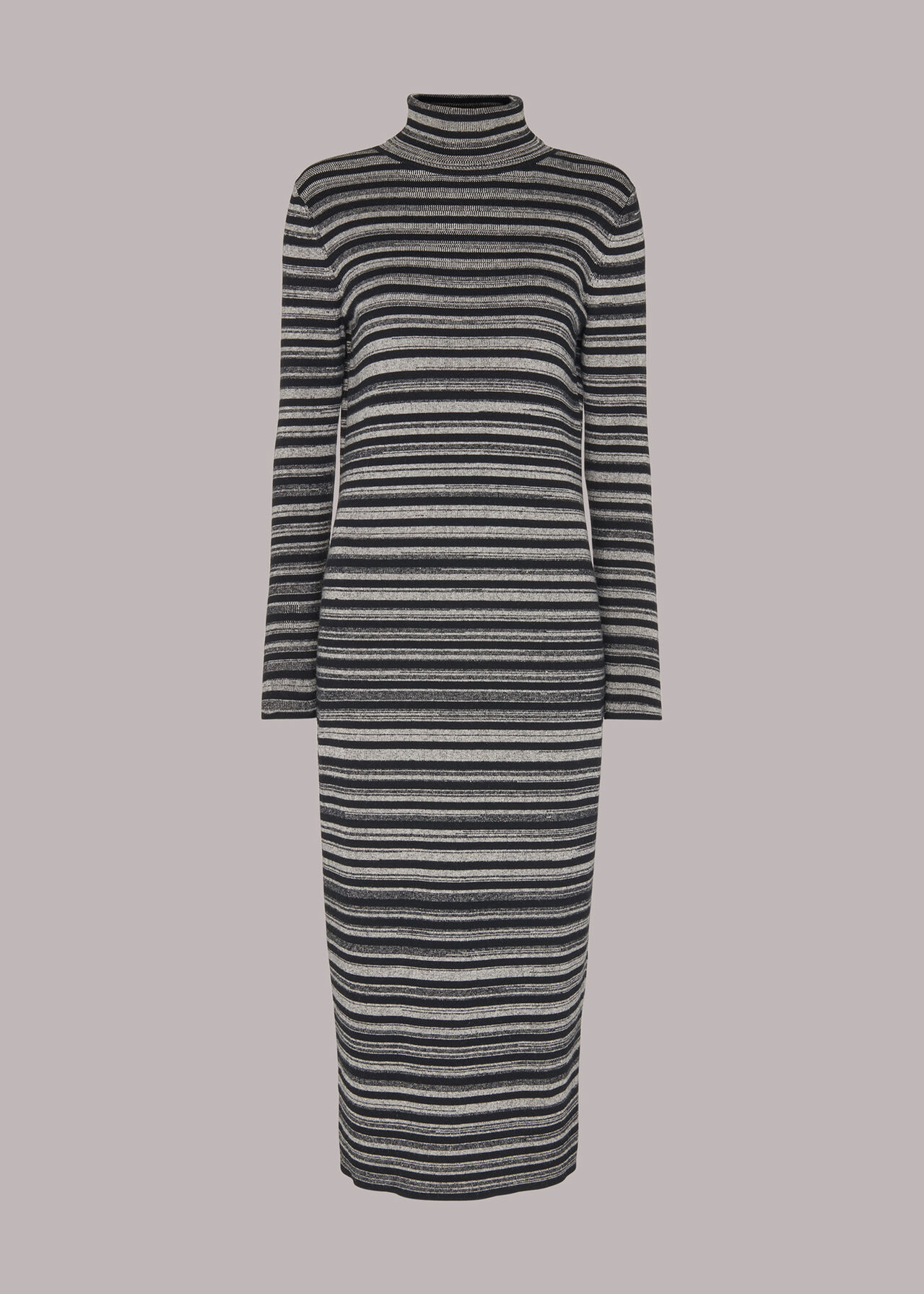 Stripe Midi Knit Dress