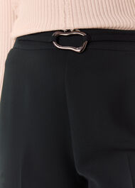 Corinna Belted Crepe Trouser