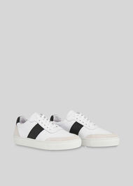 York Side Stripe Trainer Black