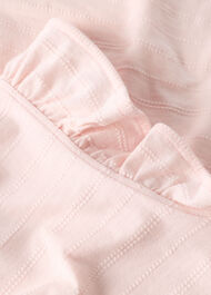 Frill Sleeve Broderie Tee