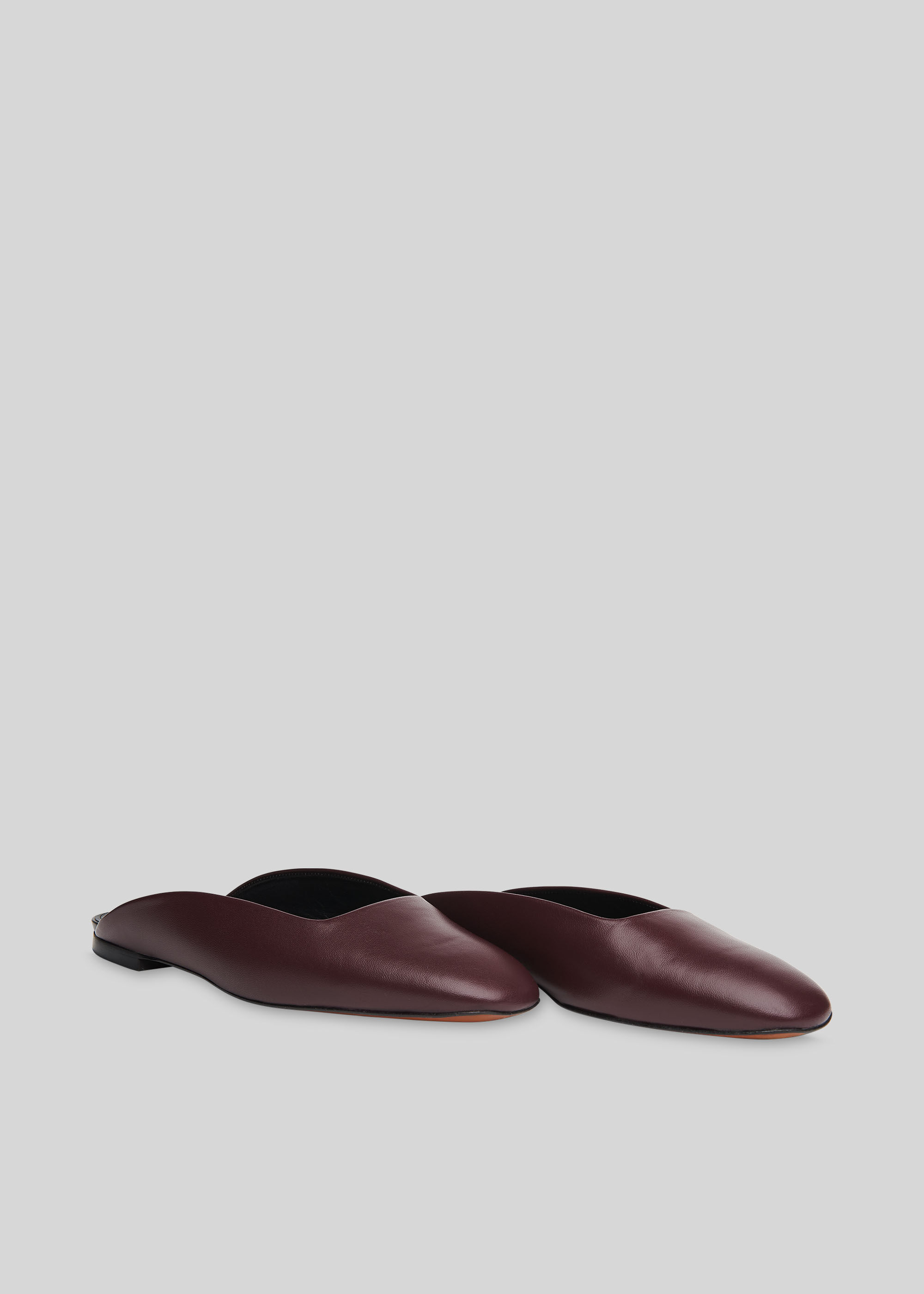 Burgundy mules womens outlet
