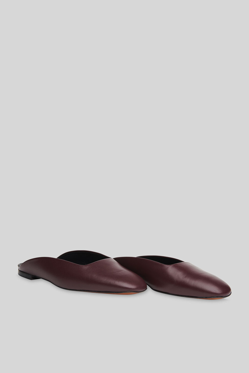 Netley Slip On Mule Burgundy