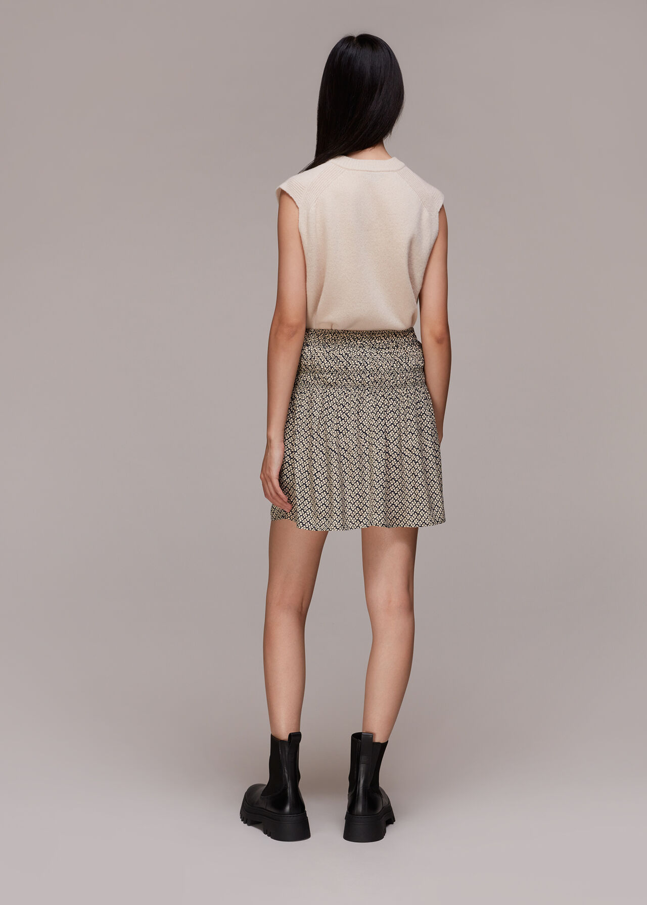 Clover Print Flippy Skirt