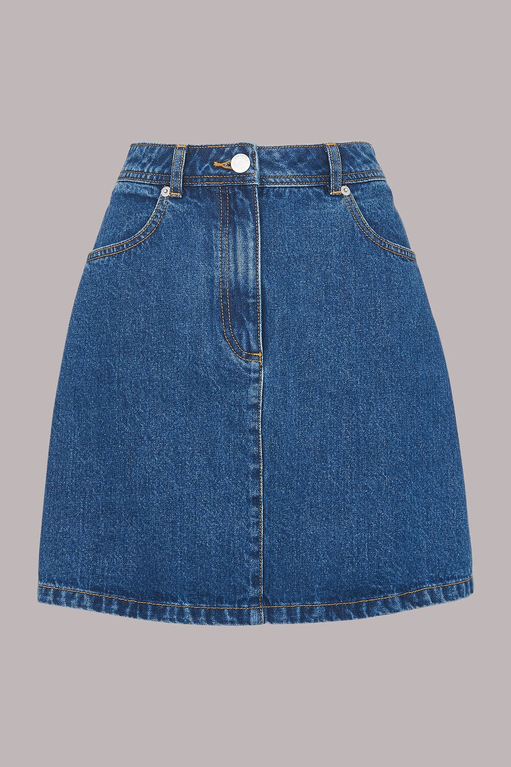 Denim Pocket Mini Skirt