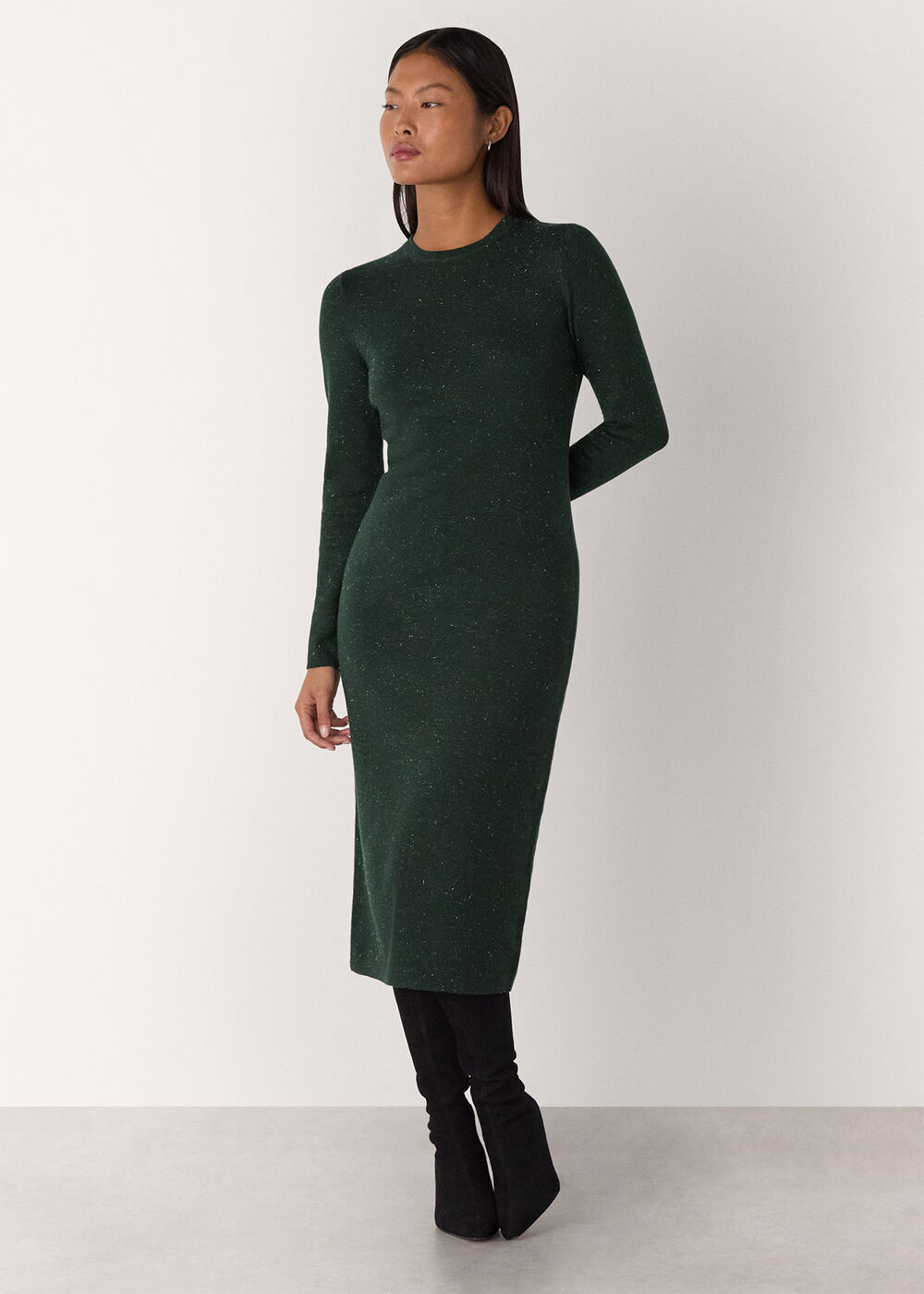 Petite Annie Sparkle Knit Dress