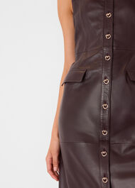 Leather Shift Dress