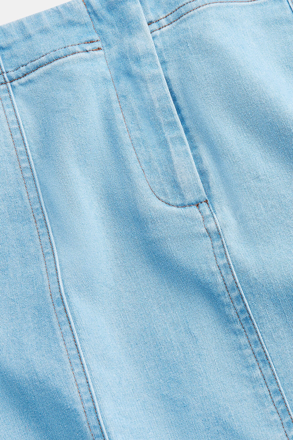 Denim Maxi Skirt